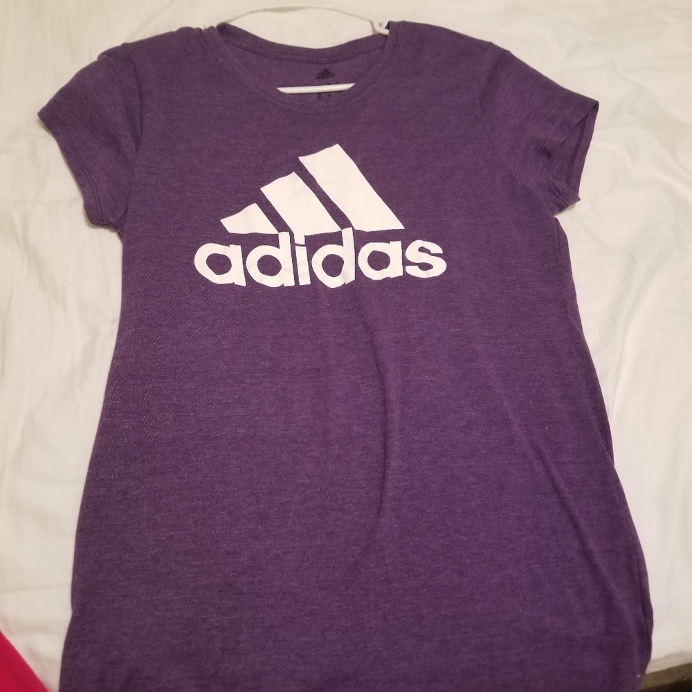 Medium purple adidas shirt